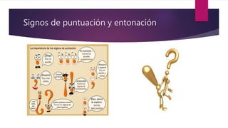 Signos de puntuación y entonación
 