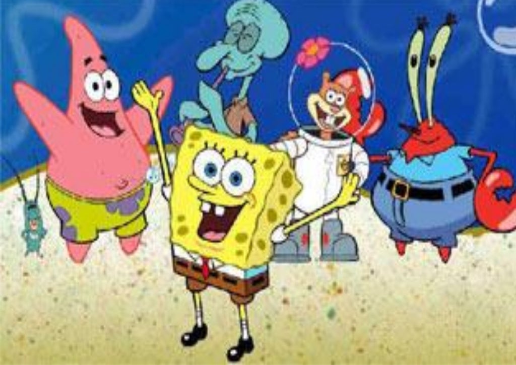 LÁMINAS DE EXPRESIÓN ORAL Bob Esponja y sus amigos
