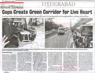 Express Newspaper Updates - Cops Create Green Corridor for Live Heart 