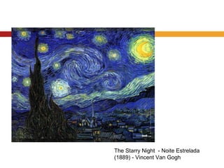 The Starry Night - Noite Estrelada
(1889) - Vincent Van Gogh
 