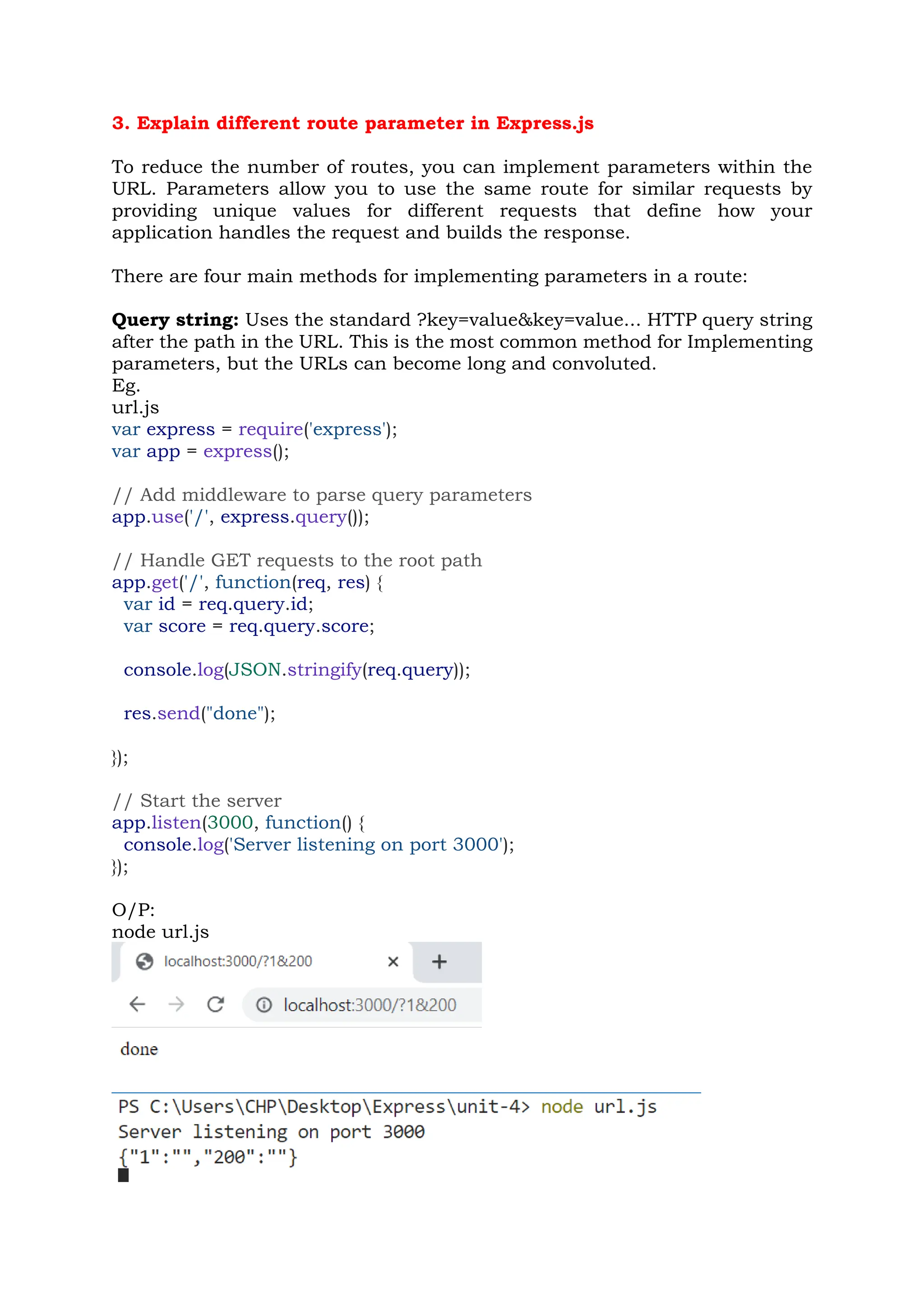 express of full stack web development notes | PDF