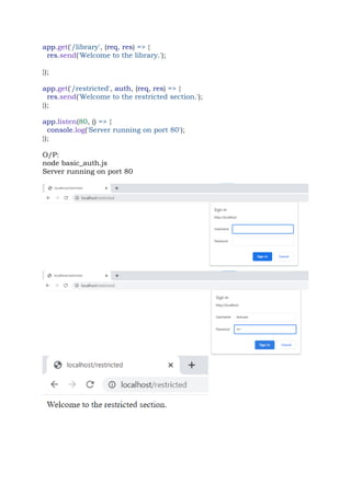 express of full stack web development notes | PDF