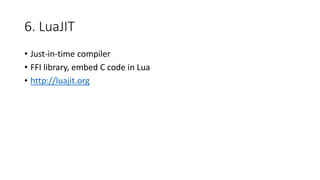 Lua Express Guide | PPT