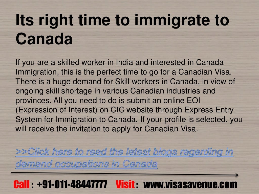 Express entry invitations for Canada immigration