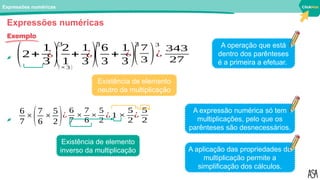 Expressões numéricas com as quatro operações | PPTX