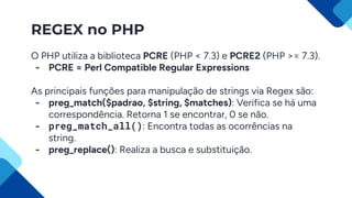 Perl Pcre Expressões Regulares(REGEX): Só servem para validar email? | PDF