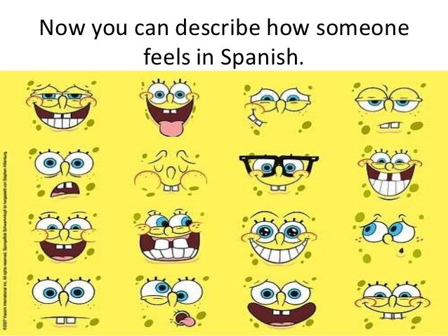 Spanish Feelings Chart