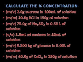 Expressing solutions