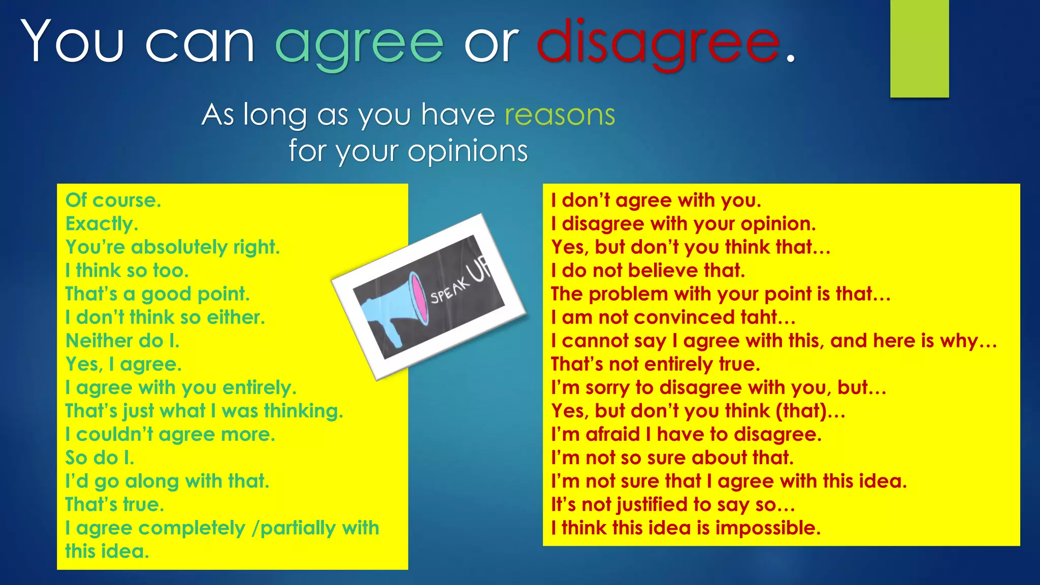 Expressing your opinions PDF
