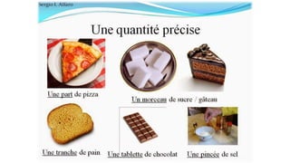 Expression de la quantite