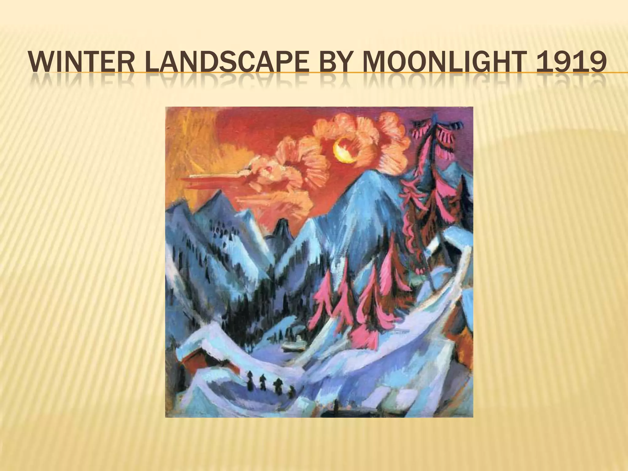 WINTER LANDSCAPE BY MOONLIGHT 1919
 