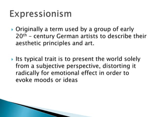 Expressionism | PPTX
