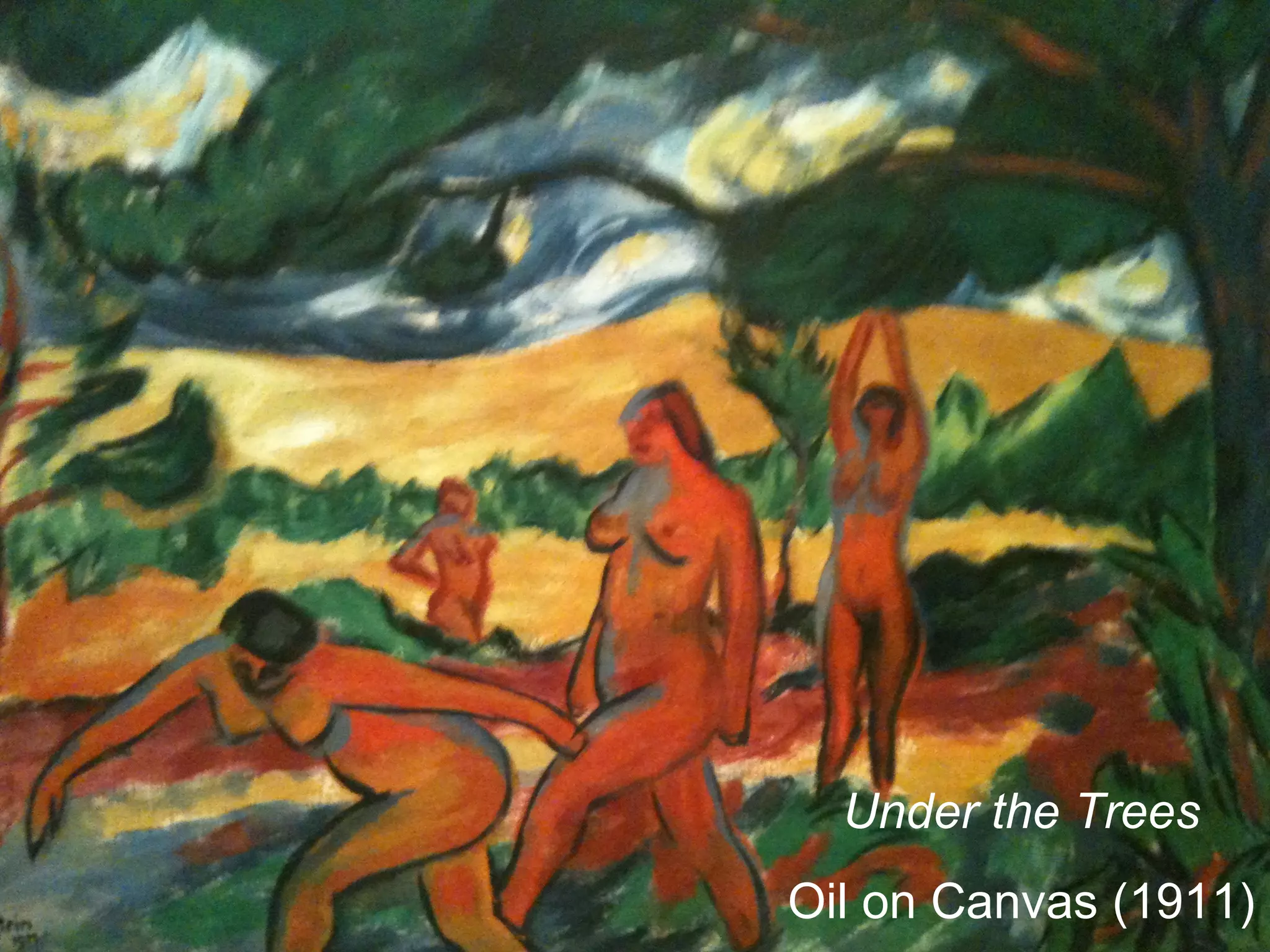 Under the Trees
Oil on Canvas (1911)
 