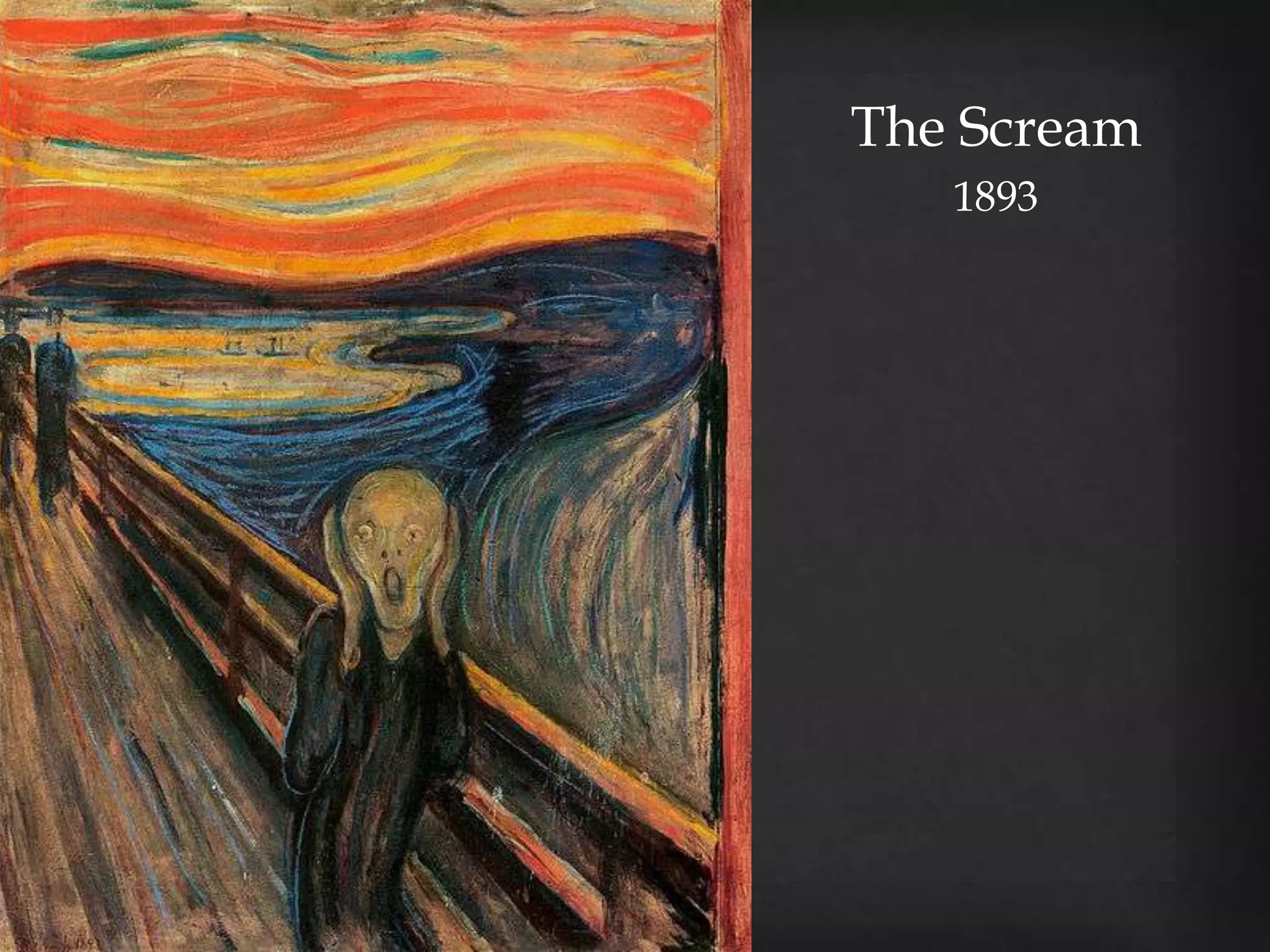 The Scream
   1893
 