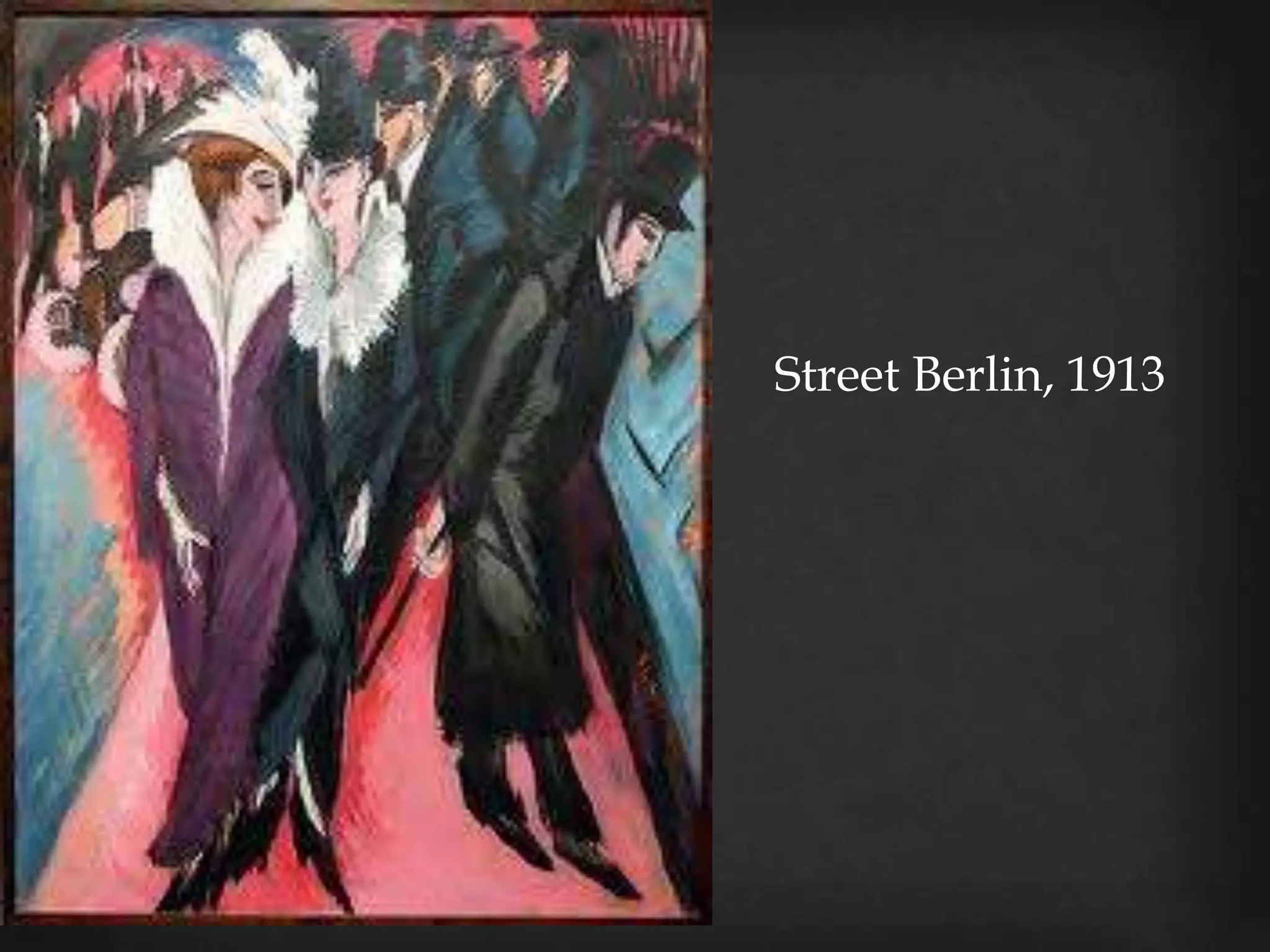 Street Berlin, 1913
 