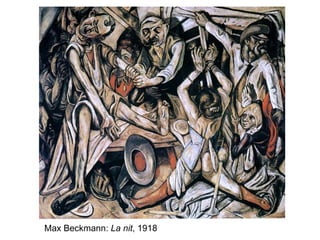 Max Beckmann:  La nit , 1918 
