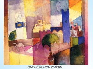 August Macke , óleo sobre tela 