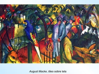 August Macke , óleo sobre tela 