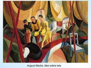 August Macke , óleo sobre tela 