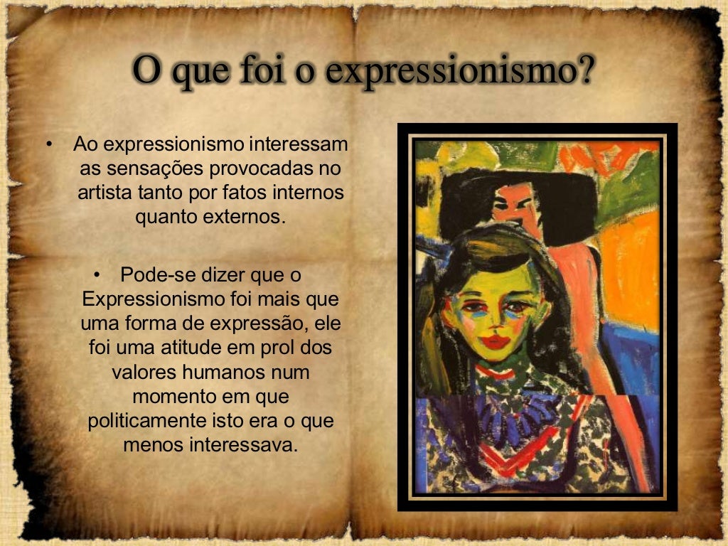 Explique A Diferença Entre Expressionismo E Impressionismo