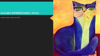 Aldemir Martins. Gato Azul,1987.
 