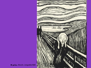 O grito, Munch, Litografia1895
 