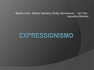 Beatriz Lima , Beatriz Santana, Emilly Sacramento, Ian Vítor ,
Jaqueline Mendes.
 