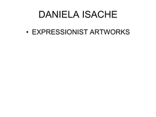 DANIELA ISACHE ,[object Object]