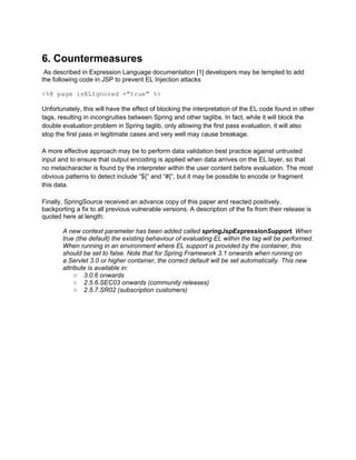 Expression language Injection | PDF | Web Development | Internet