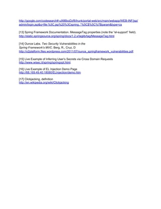 Expression language Injection | PDF