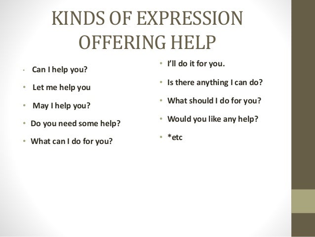 Expression Of Offering