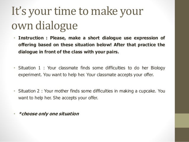 Expression Of Offering