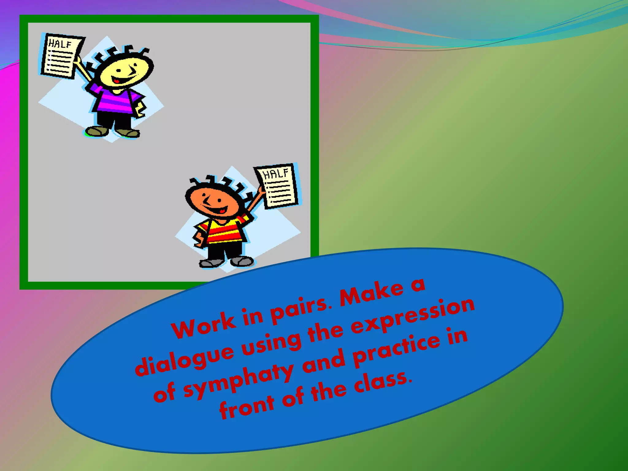 Expression of sympathy