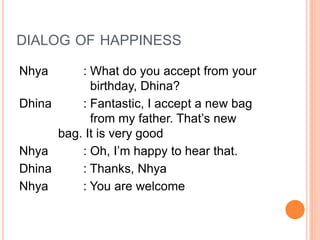 Expressions of Happiness, Symphaty, Instruction, and Attention | PPSX