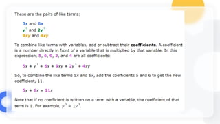 MATH MAP TEXT GROUP8 PPT Expressions.pptx