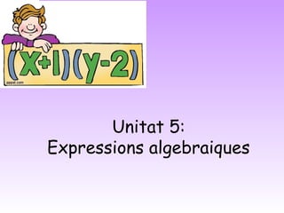 Unitat 5:
Expressions algebraiques

 