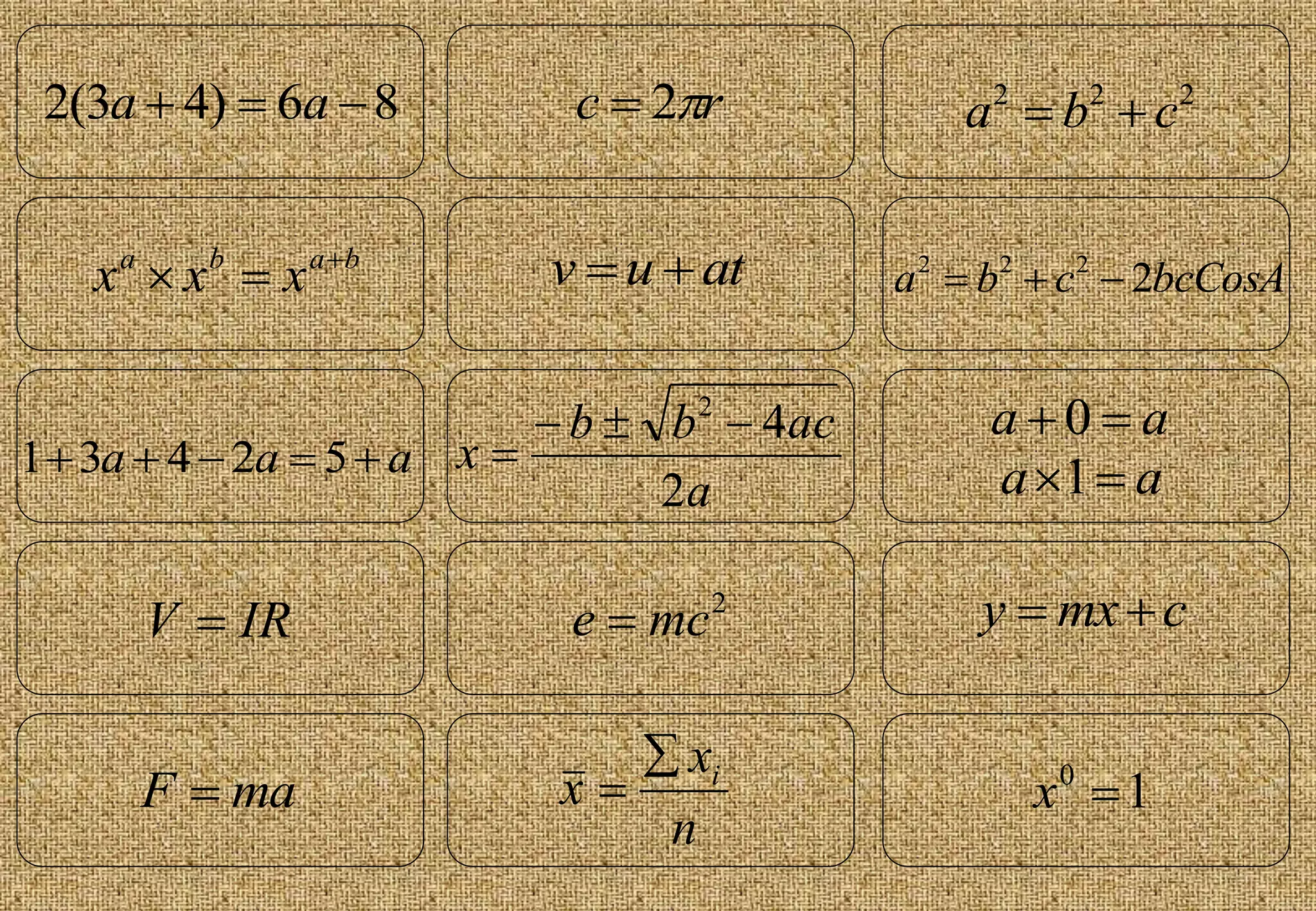 86)43(2  aa
baba
xxx 

aaa  52431
IRV 
maF 
rc 2
atuv 
a
acbb
x
2
42


2
mce 
n
x
x i

222
cba 
bcCosAcba 2222

aa 0
aa 1
cmxy 
10
x
 