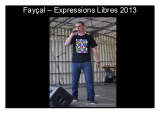 Fayçal – Expressions Libres 2013
 