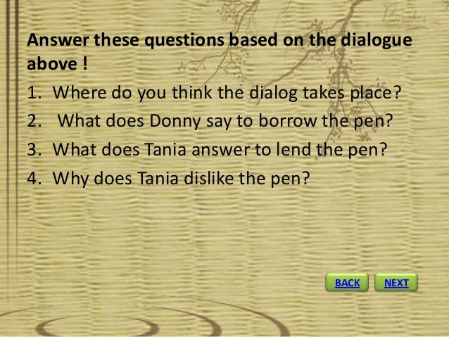 Dialog Asking Giving And Rejecting Help Sekali