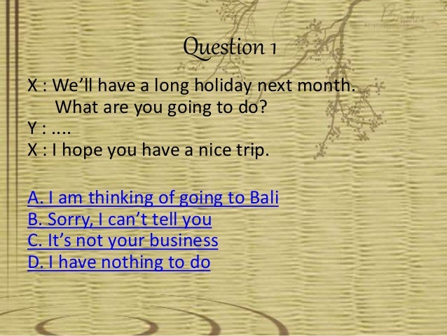 Expressions Of Asking And Giving Opinion