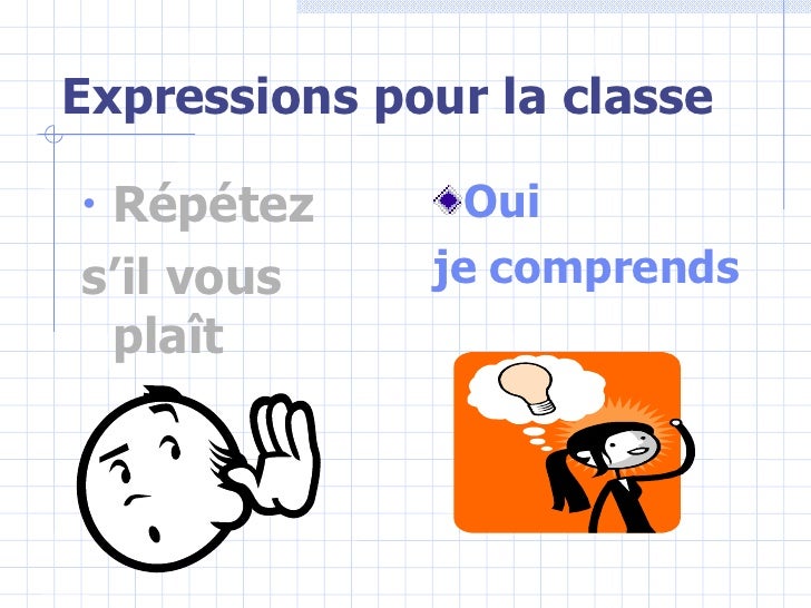 Phrases utiles en classe