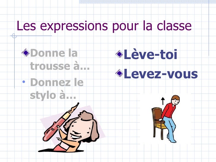 Phrases utiles en classe