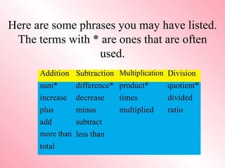 Expressions powerpoint | PPT | Physics | Science