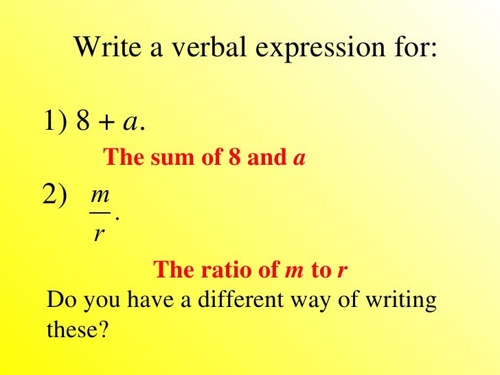 Expressions powerpoint