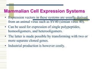 Expression system final | PPTX