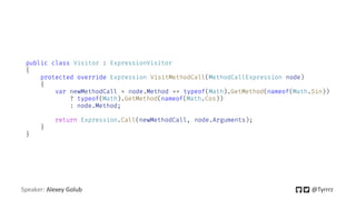 Expression trees in c#