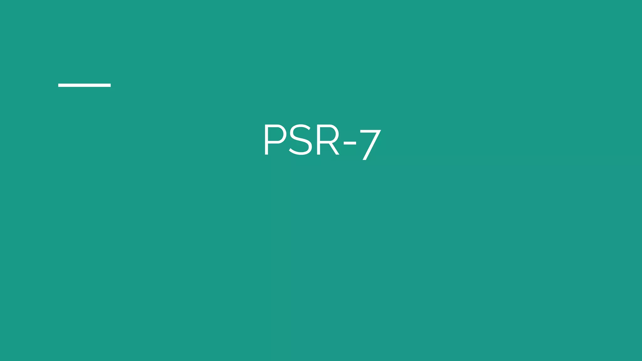 PSR-7 