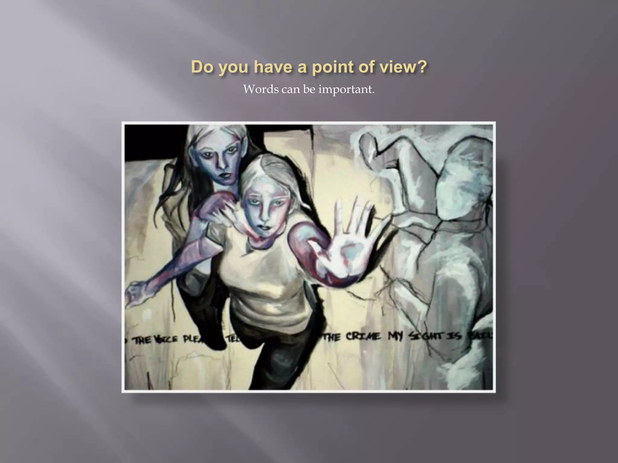 Profiles and straight portrait views