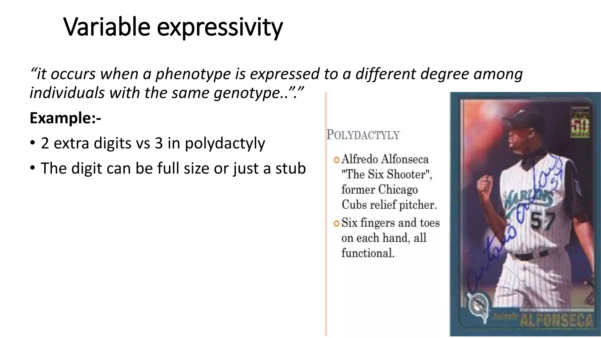 Expressivity | PPTX | Genetics | Science