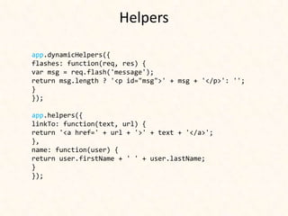 Express JS | PPTX